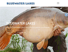 Tablet Screenshot of bluewaterlakes.com
